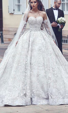 Load image into Gallery viewer, Sweetheart Wedding Dresses Bridal Gown with Appliques Beaded