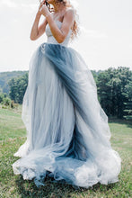 Carica l&#39;immagine nel visualizzatore di Gallery, Sweetheart Sky Blue Wedding Dresses Bridal Gown