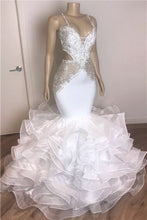 Cargar imagen en el visor de la galería, Mermaid Wedding Dresses Bridal Gown with Beaded