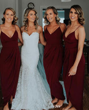 Load image into Gallery viewer, Spaghetti Straps Bridesmaid Dresses for Wedding Party