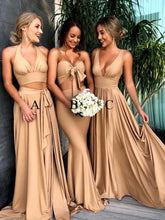 Load image into Gallery viewer, Elegant Long Bridesmaid Dresses for Wedding Party