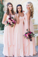 Load image into Gallery viewer, Sweetheart Chiffon Long Bridesmaid Dresses under 100 HJ88
