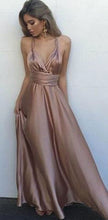 Charger l&#39;image dans la galerie, Conversible Deep V Neck Long Prom Dresses Under 100 for Women