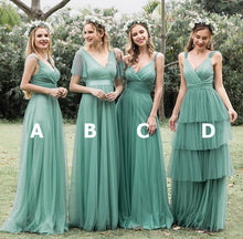 Load image into Gallery viewer, Floor Length Bridesmaid Dresses for Wedding Party under 100 JM003