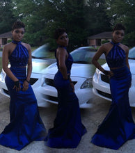 Load image into Gallery viewer, Royal Blue Two Piece Prom Dresses JM8