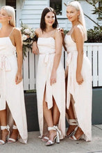 Load image into Gallery viewer, Spagehtti Straps Long Bridesmaid Dresses for Wedding Party