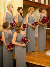 Charger l&#39;image dans la galerie, One Shoulder Bridesmaid Dresses Under 100 Hb5