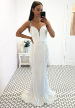 Laden Sie das Bild in den Galerie-Viewer, Double Spaghetti Straps Prom Dresses