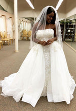 Load image into Gallery viewer, Sweetheart Wedding Dresses Bridal Gown Detachable