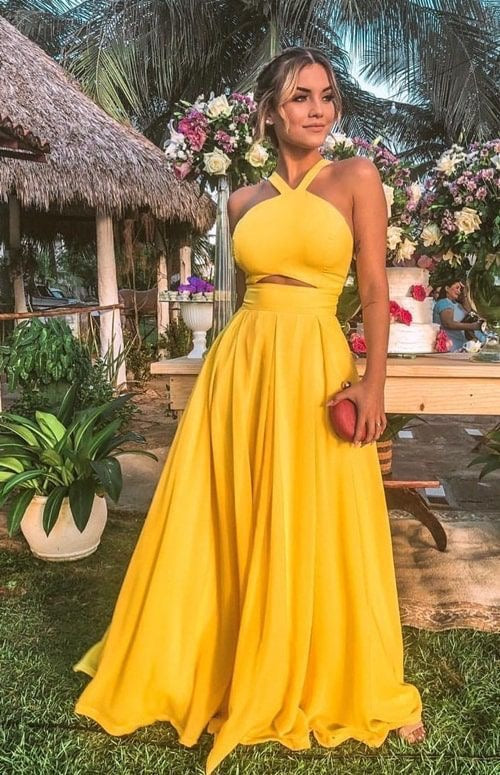 Yellow formal dresses hot sale under 100
