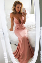 Load image into Gallery viewer, Spaghetti Straps Long Prom Dresses Evening Gown