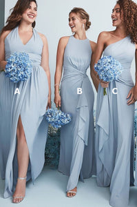 Light Sky Blue Bridesmaid Dresses for Wedding