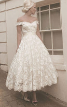 Load image into Gallery viewer, Off the Shoulder Wedding Dreses Bridal Gown Ankle Length