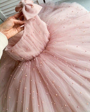 Charger l&#39;image dans la galerie, One Shoulder Pink Flower Girl Dresses Pageant Gown Birthday Dress