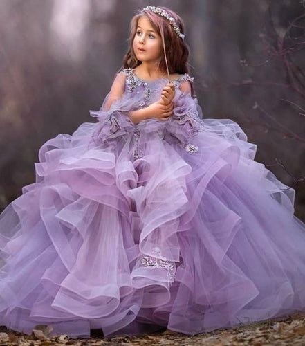 Cute Flower Girl Dresses Pageant Gown Birtdhay Dress