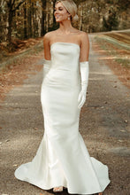 Load image into Gallery viewer, Mermaid Wedding Dresses Bridal Gown Strapless