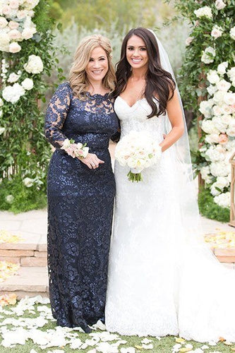 Lace Mother of the Bride Dresses with Sleeves