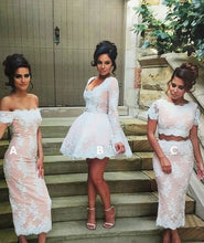 Load image into Gallery viewer, Elegant Bridesmaid Dresses Prom Dresses with Appliques