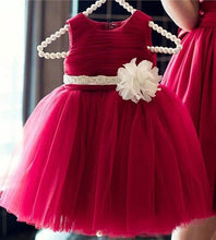 Load image into Gallery viewer, Flower Girl Dresses with Handmade Flower Beaded