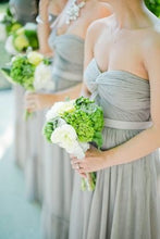 Load image into Gallery viewer, Sweetheart Long Bridesmaid Dresses with Sash