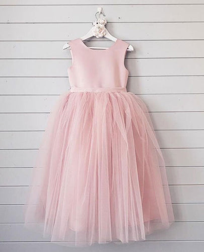 Pink Floor Length Flower Girl Dresses Under 100