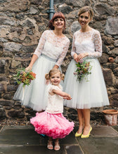 Carica l&#39;immagine nel visualizzatore di Gallery, Two Piece Bridesmaid Dresses for Wedding