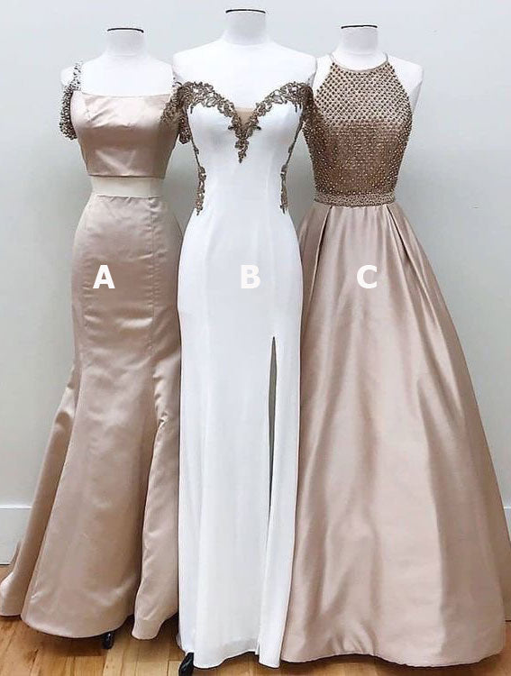 Elegant Prom Dresses Evening Gown with Beaded