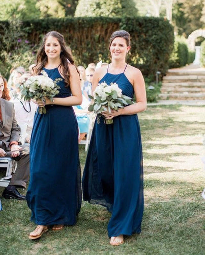 Hater Chiffon Long Bridesmaid Dresses Under 100