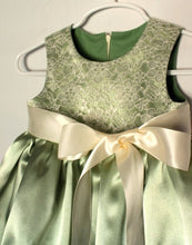 Load image into Gallery viewer, Sage Flower Girl Dresses with Lace