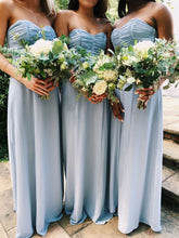 Load image into Gallery viewer, Sweetheart Floor Length Bridesmaid Dresses for Wedding
