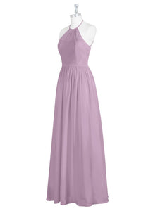 Halter Sage Long Bridesmaid Dresses Under 100