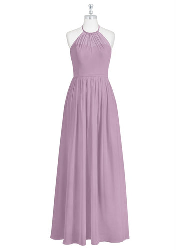 Halter Sage Long Bridesmaid Dresses Under 100