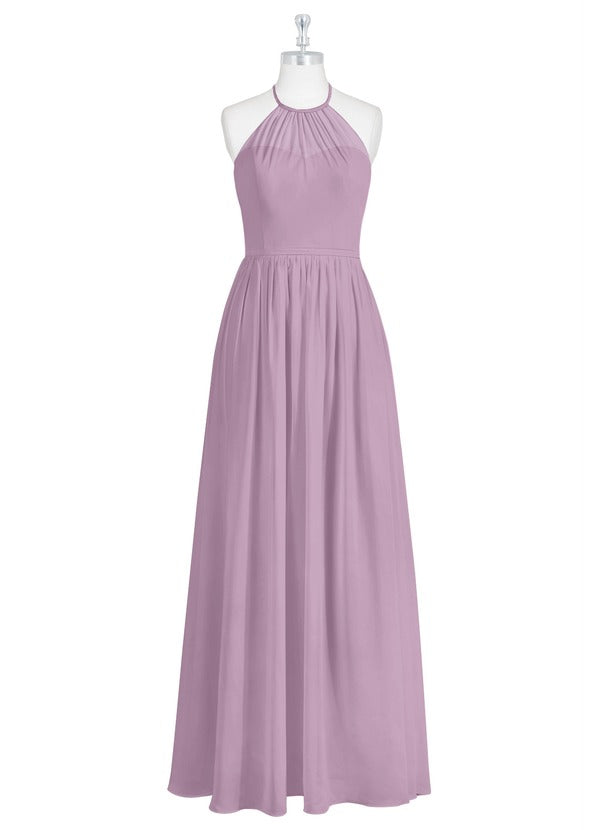 Halter Sage Long Bridesmaid Dresses Under 100