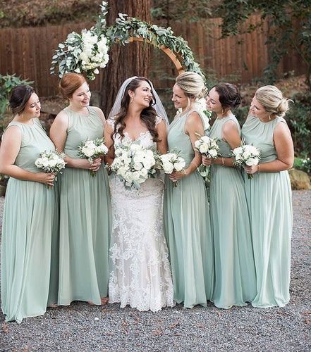 Elegant Chiffon Bridesmaid Dresses Under 100