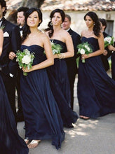 Laden Sie das Bild in den Galerie-Viewer, Sweetheart Long Chiffon Bridesmaid Dresses under 100   MJ2209