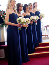 Laden Sie das Bild in den Galerie-Viewer, Sweetheart Long Chiffon Bridesmaid Dresses under 100   MJ2209