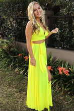 Carica l&#39;immagine nel visualizzatore di Gallery, 2 piece prom dresses split side gowns