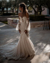 画像をギャラリービューアに読み込む, Luxurious Mermaid Wedding Dresses Bridal Gown with Appliques