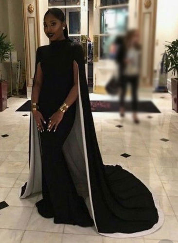 Black Long Prom Dresses HM5