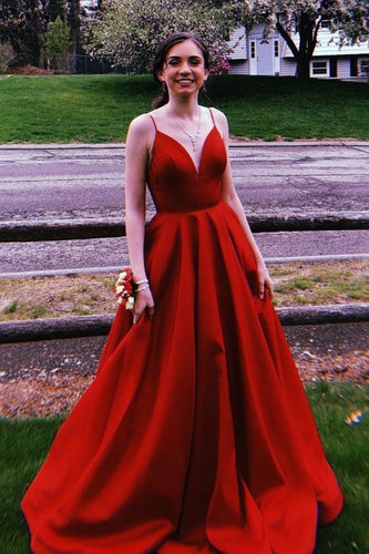 Spaghetti Straps Long Prom Dresses under 100 UJ88