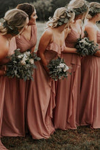 Load image into Gallery viewer, Blush Bridesmaid Dresses for Wedding Party MHJ8