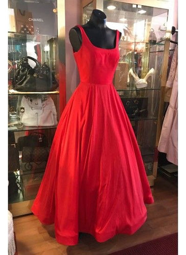 Straps Red Long Prom Dresses Evening Gowns Under 100 MJ008