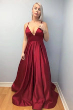 Load image into Gallery viewer, Spaghetti Straps Long Prom Dresses for Women