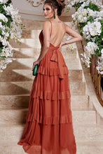 Charger l&#39;image dans la galerie, Spaghetti Straps Burnt Orange Bridesmaid Dresses