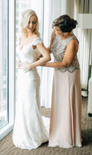 Load image into Gallery viewer, Peach Mother of the Bride Dresses