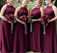 Laden Sie das Bild in den Galerie-Viewer, Halter Bridesmaid Dresses Long