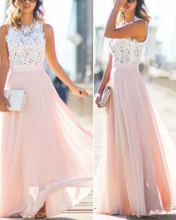 画像をギャラリービューアに読み込む, Pale Pink Bridesmaid Dresses Prom Dresses with Lace