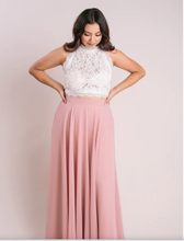 画像をギャラリービューアに読み込む, Two Piece Bridesmaid Dresses Top Lace