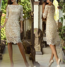 Load image into Gallery viewer, Mother Of the Bride Dresses Lace Champagne