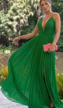 Load image into Gallery viewer, Green Spaghetti Straps Prom Dresses Tulle